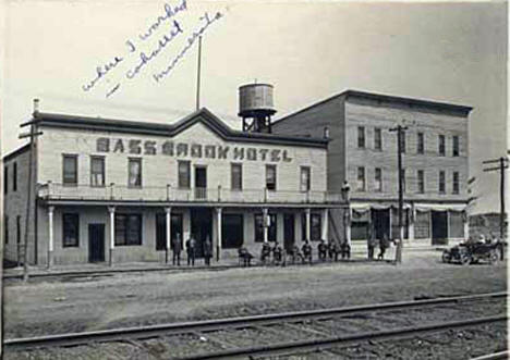 Bass Brook Hotel, Minnesota, early 1910's
