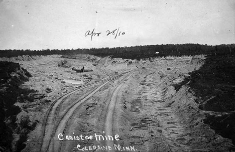 Canisteo Mine, Coleraine Minnesota, 1910
