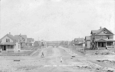 Powell Avenue, Coleraine Minnesota, 1909