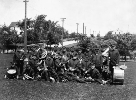 Coleraine Band, Coleraine Minnesota, 1920