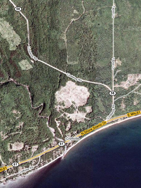 Aerial Photo of Croftville Minnesota