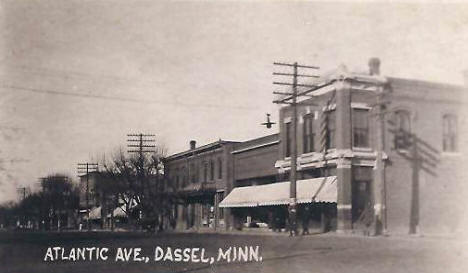 Atlantic Avenue, Dassel Minnesota, 1910's