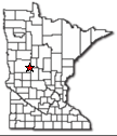 Location of Deer Creek Minnesota