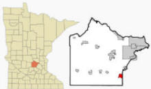 Location of Delano, Minnesota