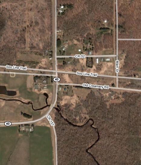 Aerial photo of Denham Minnesota