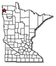 Location of Donaldson MN