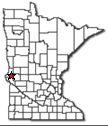 Location of Dumont Minnesota