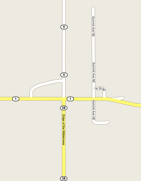 Map of Effie Minnesota