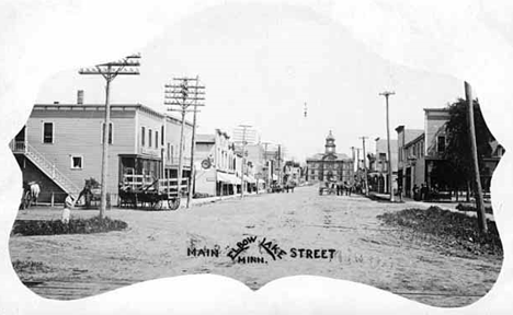 Main Street, Elbow Lake Minnesota, 1908