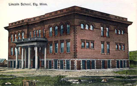 Lincoln School, Ely Minnesota, 1908