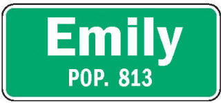 Emily Minnesota population sign