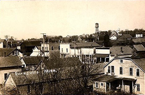 General view, Evansville Minnesota, 1910
