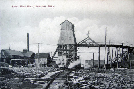 Fayal Mine Number 1, Eveleth Minnesota, 1909