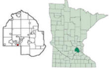 Location of Excelsior Minnesota