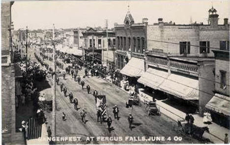 Sangerfest, Fergus Falls Minnesota, 1909