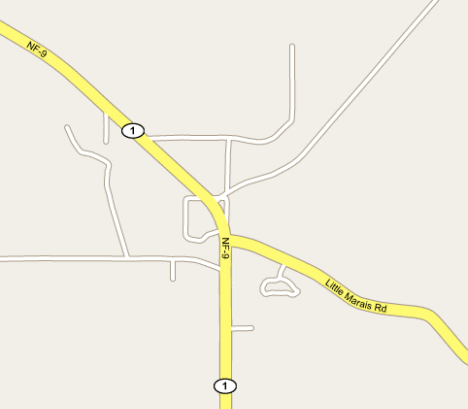 Map of the Finland Minnesota area