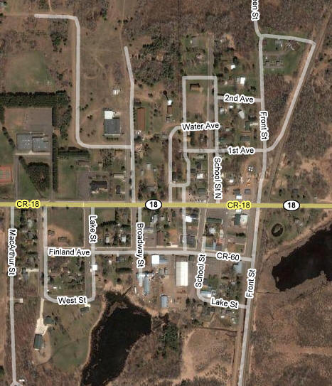 Aerial Photo of Finlayson Minnesota