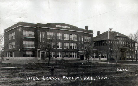 High School, Forest Lake Minnesota, 1930's
