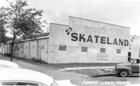 Skateland, Forest Lake Minnesota, 1950's