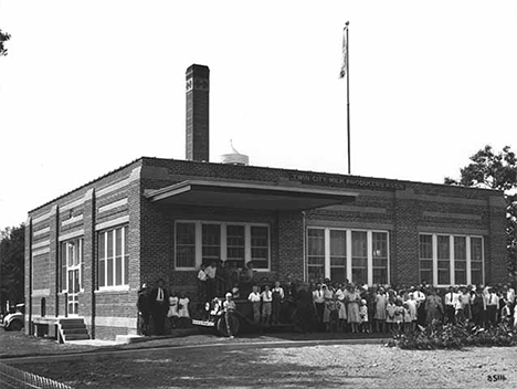 Twin City Milk Producers Association building in Forest Lake Minnesota, 1930