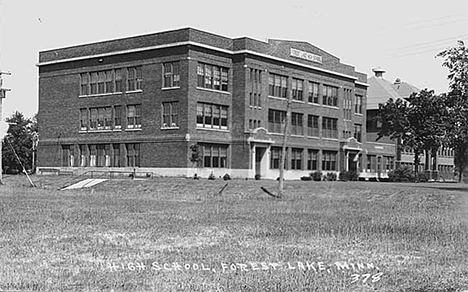 High School, Forest Lake Minnesota, 1938
