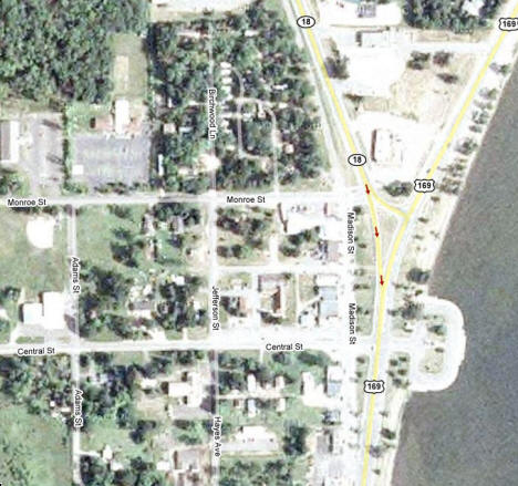Aerial Photo of Garrison Minnesota