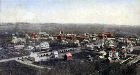 Birdseye View, Goodhue Minnesota, 1908