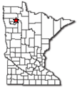 Location of Goodridge MN