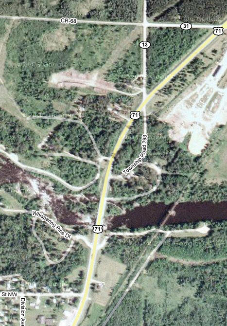 Aerial Photo of Great Falls Minnesota