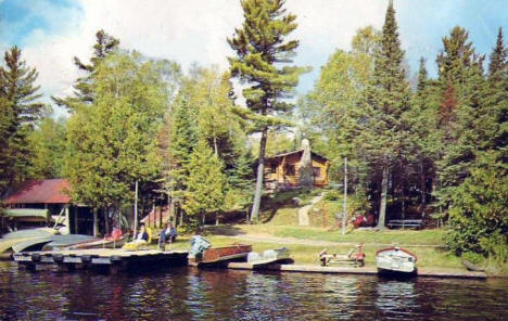 Balsam Grove Lodge on Poplar Lake,  Grand Marais Minnesota, 1966