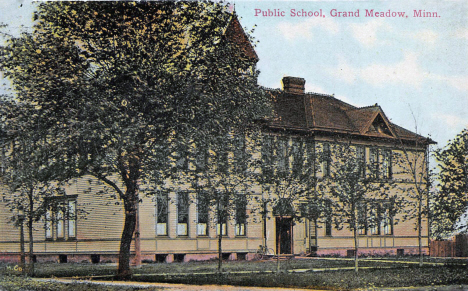 Public School, Grand Meadow Minnesota, 1910's
