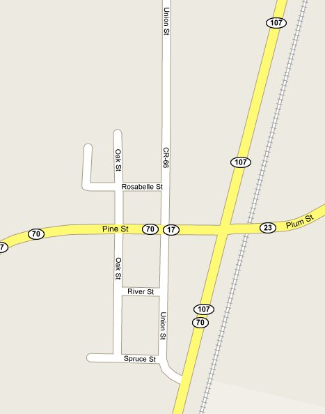 Map of Grasston Minnesota