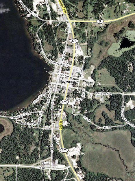 Aerial Photo of Hackensack Minnesota