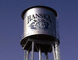 Hanska Minnesota Water Tower