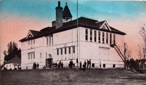 High School, Harmony Minnesota, 1910's