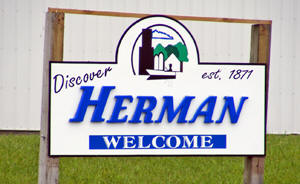 Herman Minnesota Welcome Sign