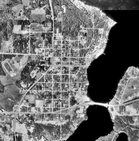 Aerial Photo of Hill City Minnesota