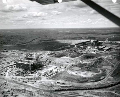 Course crusher building at Erie Mining Company Plant, Hoyt Lakes Minnesota, 1950