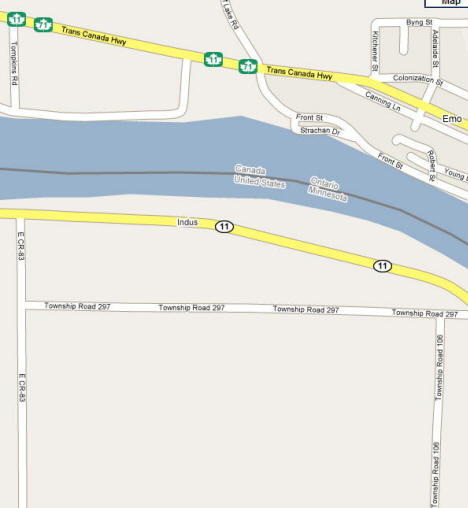 Map of the Indus Minnesota area