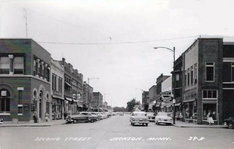 Second Street, Jackson Minnesota, 1950's