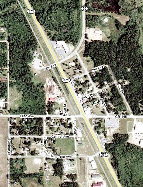 Aerial Photo of Jenkins Minnesota