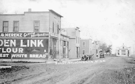 First Street, Johnson Minnesota, 1917