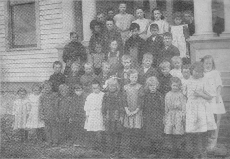 First pupils enrolled in the first school in Keewatin Minnesota