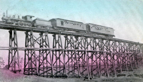 Milwaukee Railroad Bridge, Kenyon Minnesota, 1911