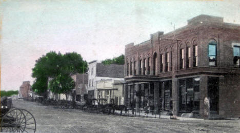 South side of Main Street, Kenyon Minnesota, 1910's