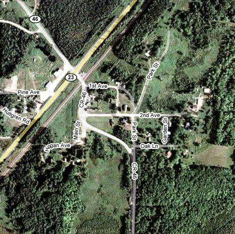 Aerial Photo of Kerrick Minnesota