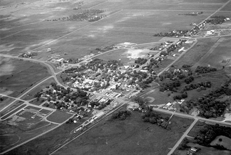 Aerial view, Kimball Minnesota, 1969