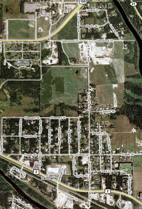 Aerial photo of La Prairie Minnesota
