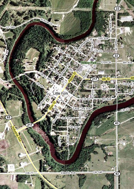 Aerial Photo of Littlefork Minnesota