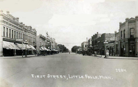 First Street, Little Falls Minnesota, 1930's?